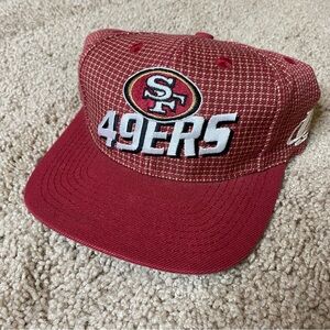 Vintage NFL San Francisco 49ers Logo Athletic Pro Line Cap